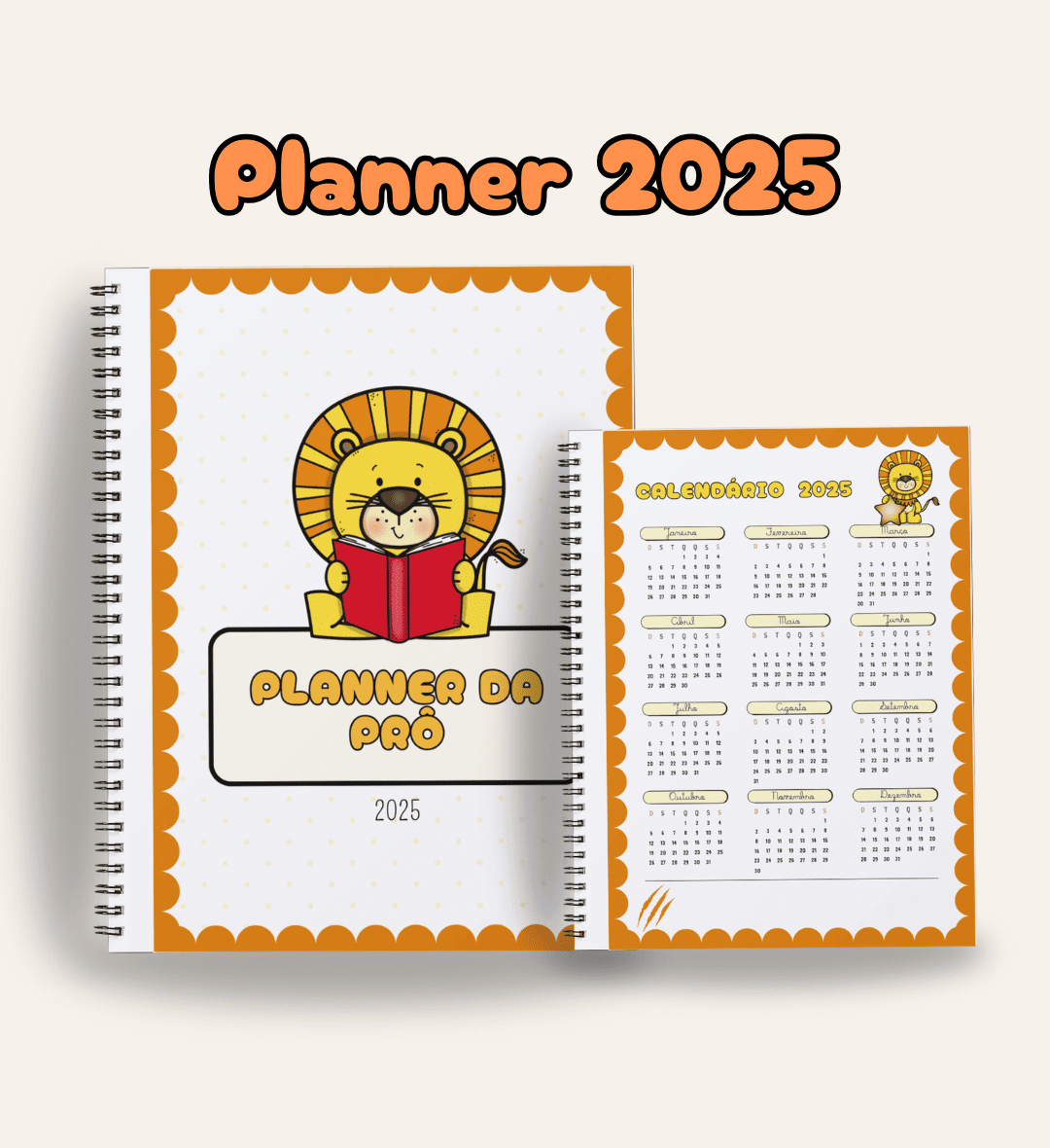 Planner para Professor 2025 Leãozinho: PDF para Imprimir — Geografia para Todas as séries: Organize o ano letivo com o…