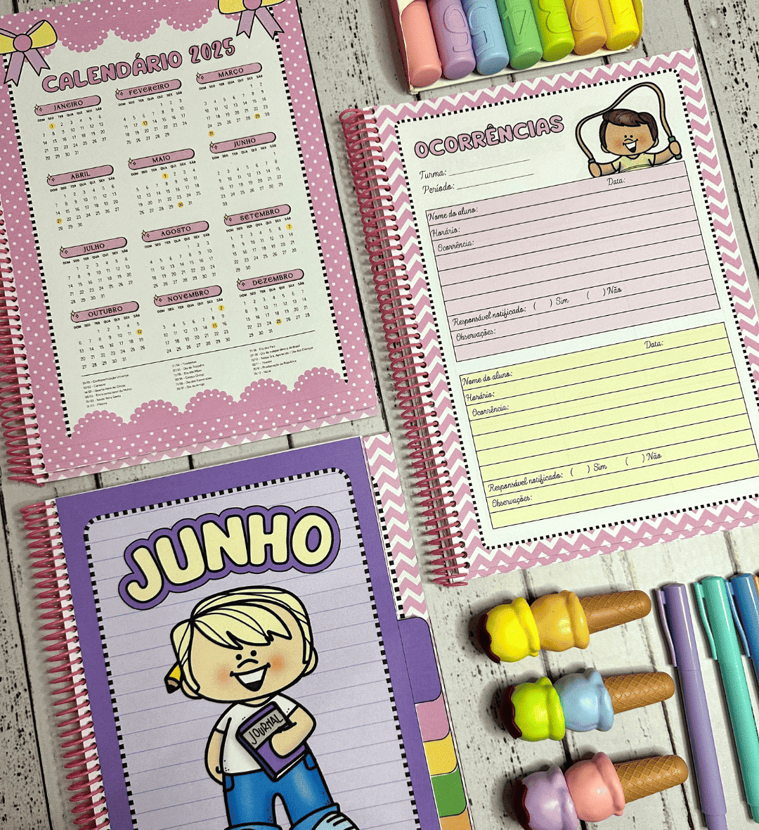 Planner para professores 2025 Fofura: PDF para imprimir — amostra 4: Para quem o material é indicado
