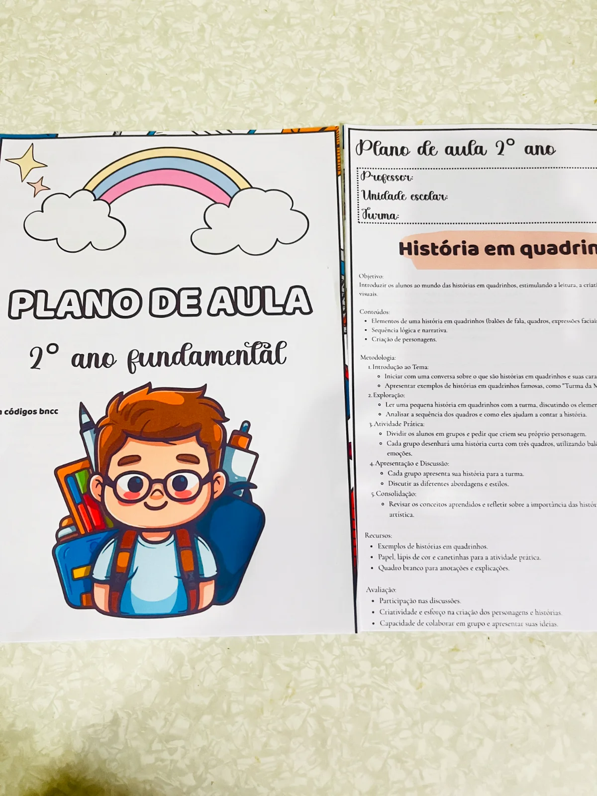 Plano de Aula 2° ANO – Material Pedagógico — amostra 3: Chega de perder horas montando planejamento