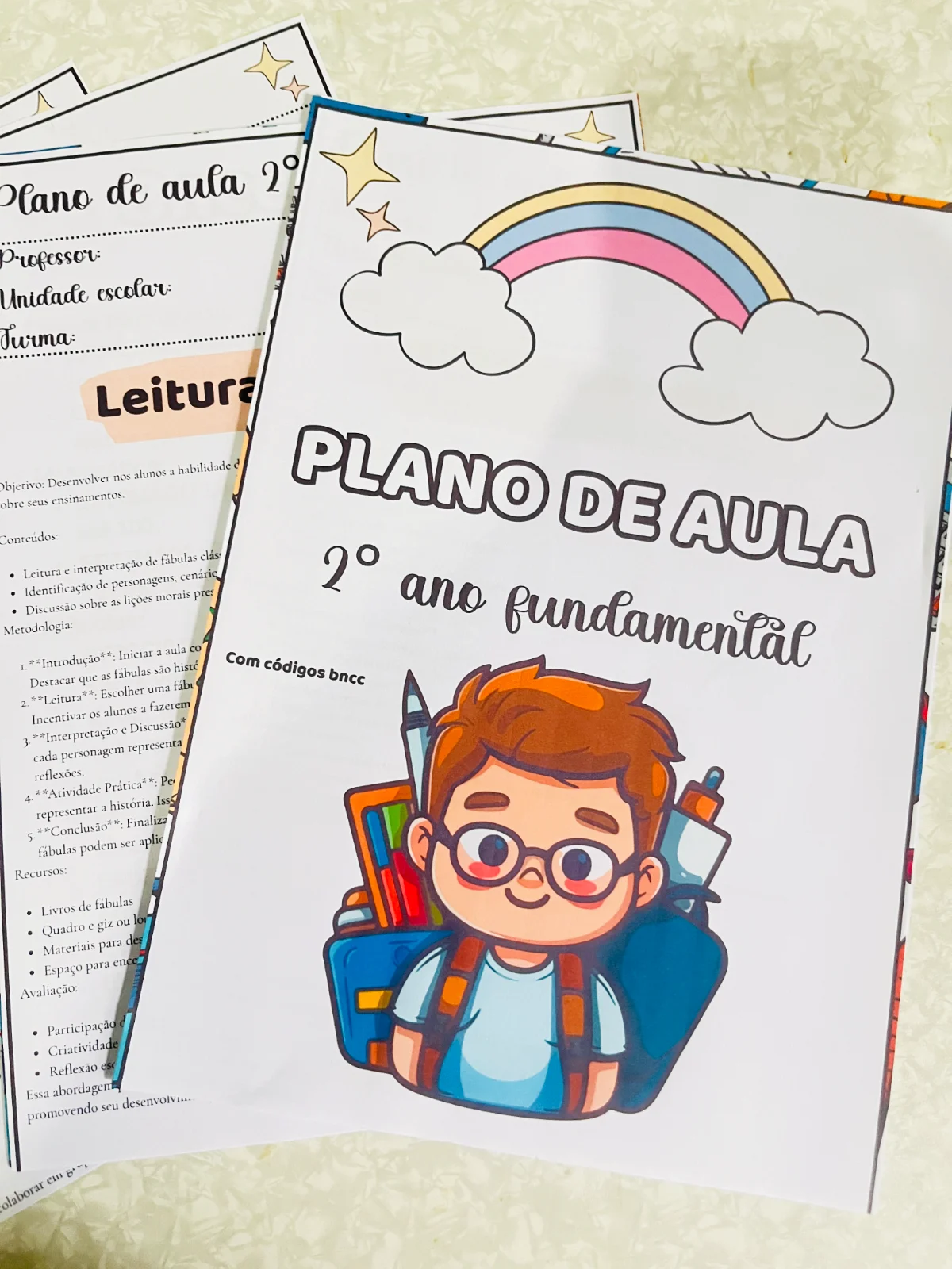 Plano de Aula 2° ANO – Material Pedagógico — amostra 6: Chega de perder horas montando planejamento