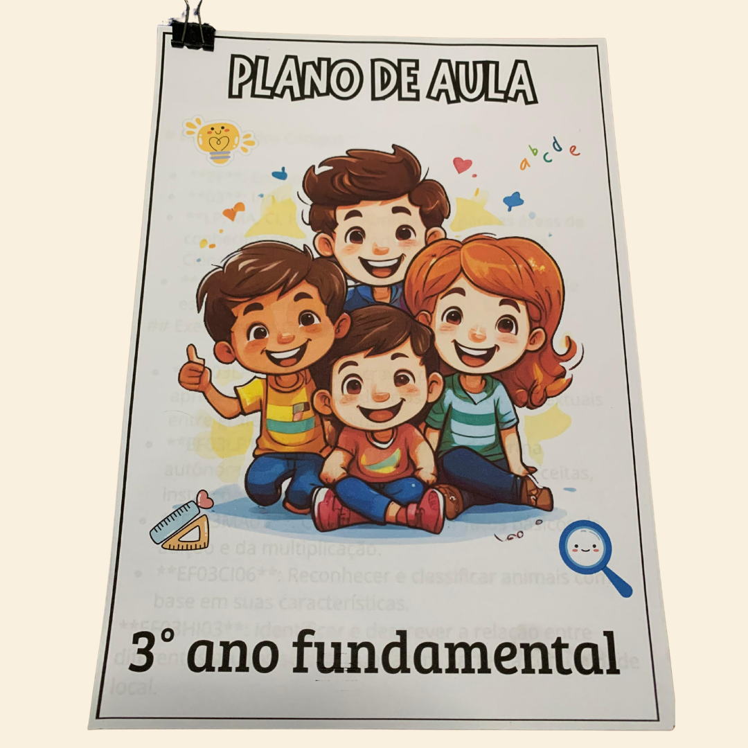 Plano de aula - 3 ano fundamental | 3º ano — Apostilas para 3º ano: Professores do 3º ano, essa é para vocês
