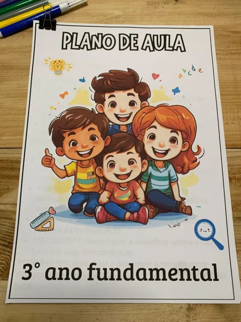 Plano de aula 3 ano — capa do material
