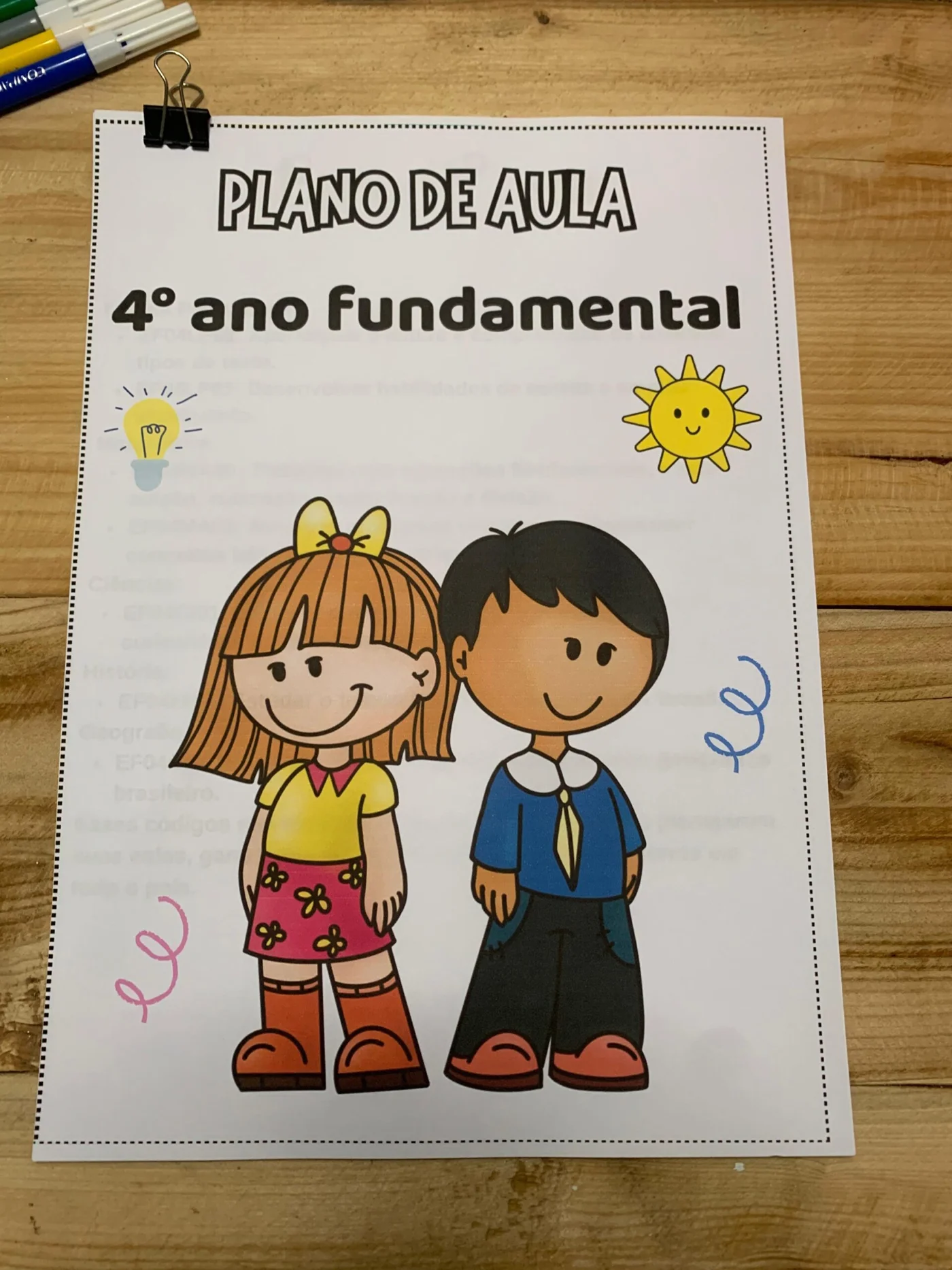 Plano de aula 4 ano fundamental — Apostilas para 4º ano: Plano de aula 4º ano ✨📚 Professores do 4º ano, essa é para vocês