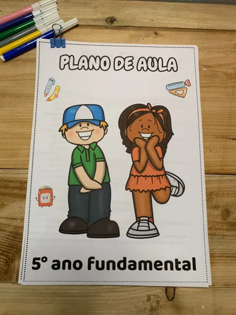 Plano de aula 5 ano — capa do material