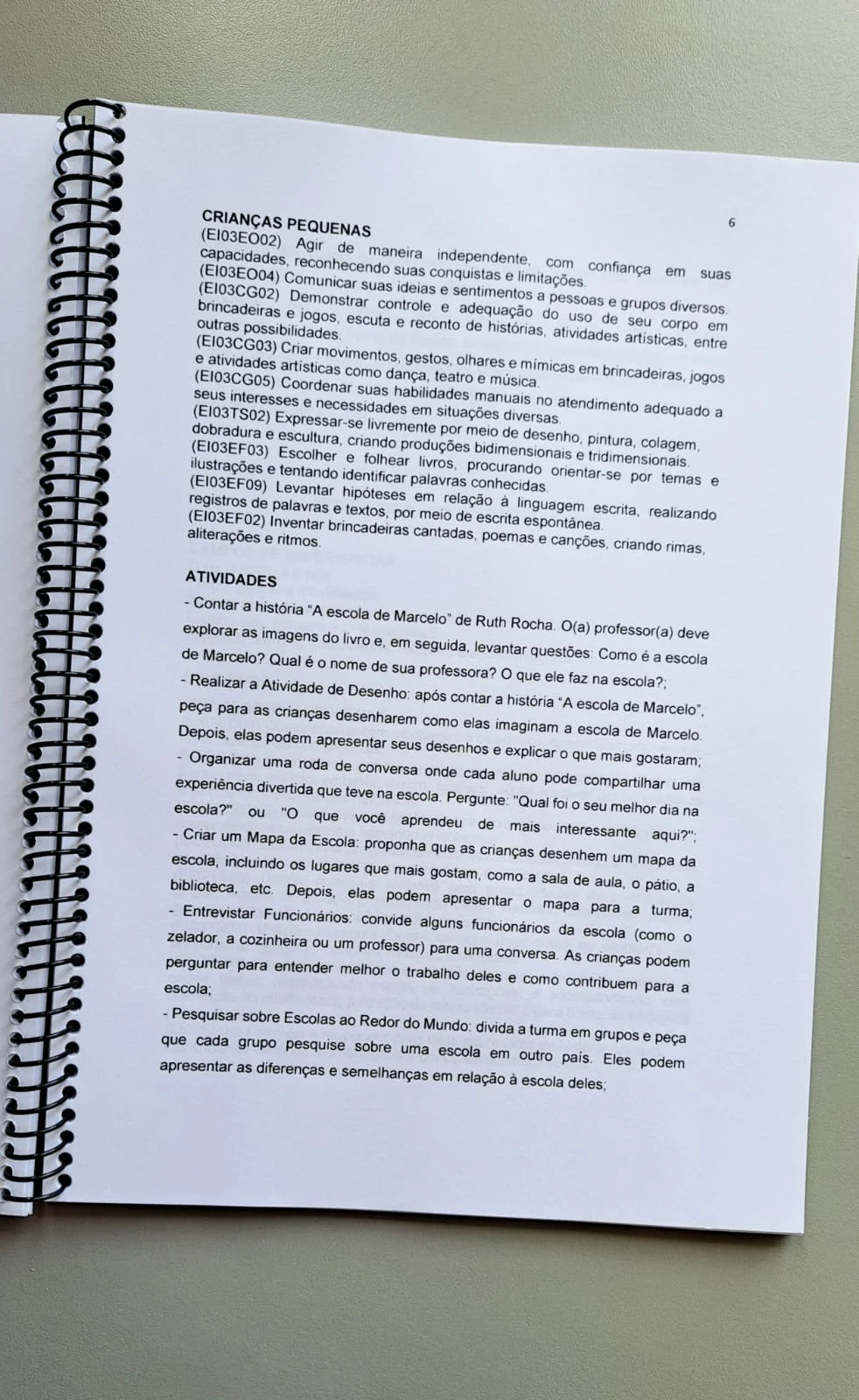 Plano de aula educação infantil — amostra 4: 📚 30 PLANOS DE AULA PARA EDUCAÇÃO INFANTIL – COM BNCC Chega de perder horas…