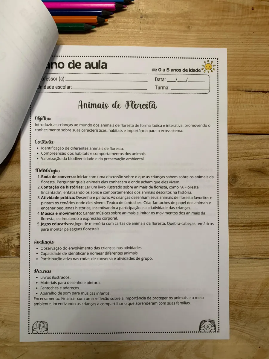 🚀 Plano de aula para a Educação Infantil! — amostra 1: Que tal ter planos de aula prontos, criativos e alinhados à BNCC…