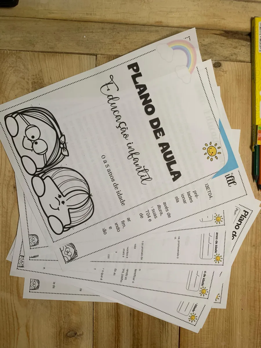 🚀 Plano de aula para a Educação Infantil! — amostra 5: Que tal ter planos de aula prontos, criativos e alinhados à BNCC…