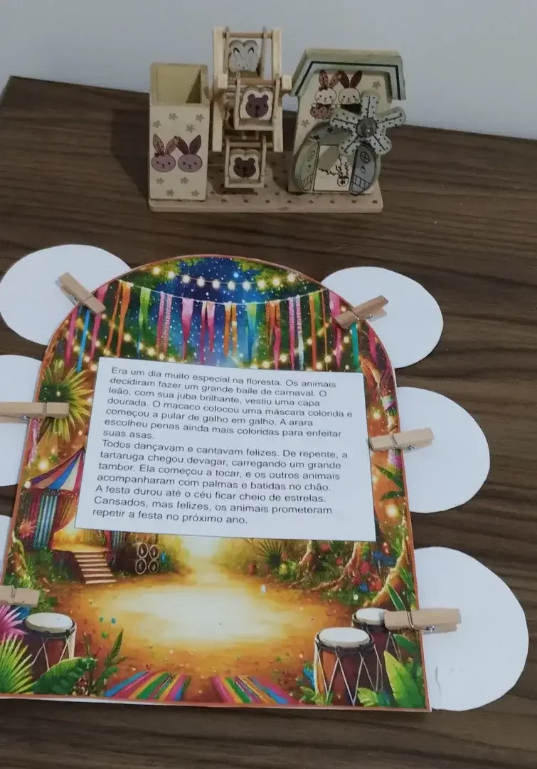 plano de aula + luva de historia carnaval dos animais — amostra 3: Transforme a aprendizagem em uma grande festa com este…