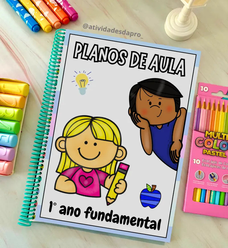 Planos de Aula 1º Ano: 19 Propostas Alinhadas à BNCC em PDF — capa do material
