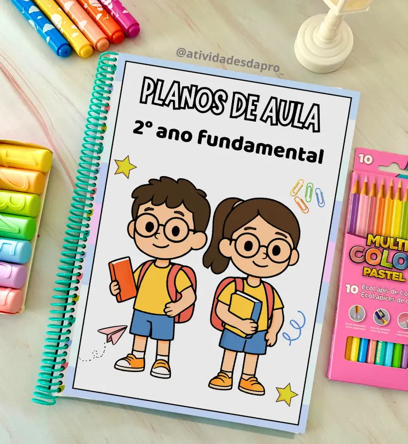 Planos de aula 2º ano: 20 propostas em PDF alinhadas à BNCC — capa do material