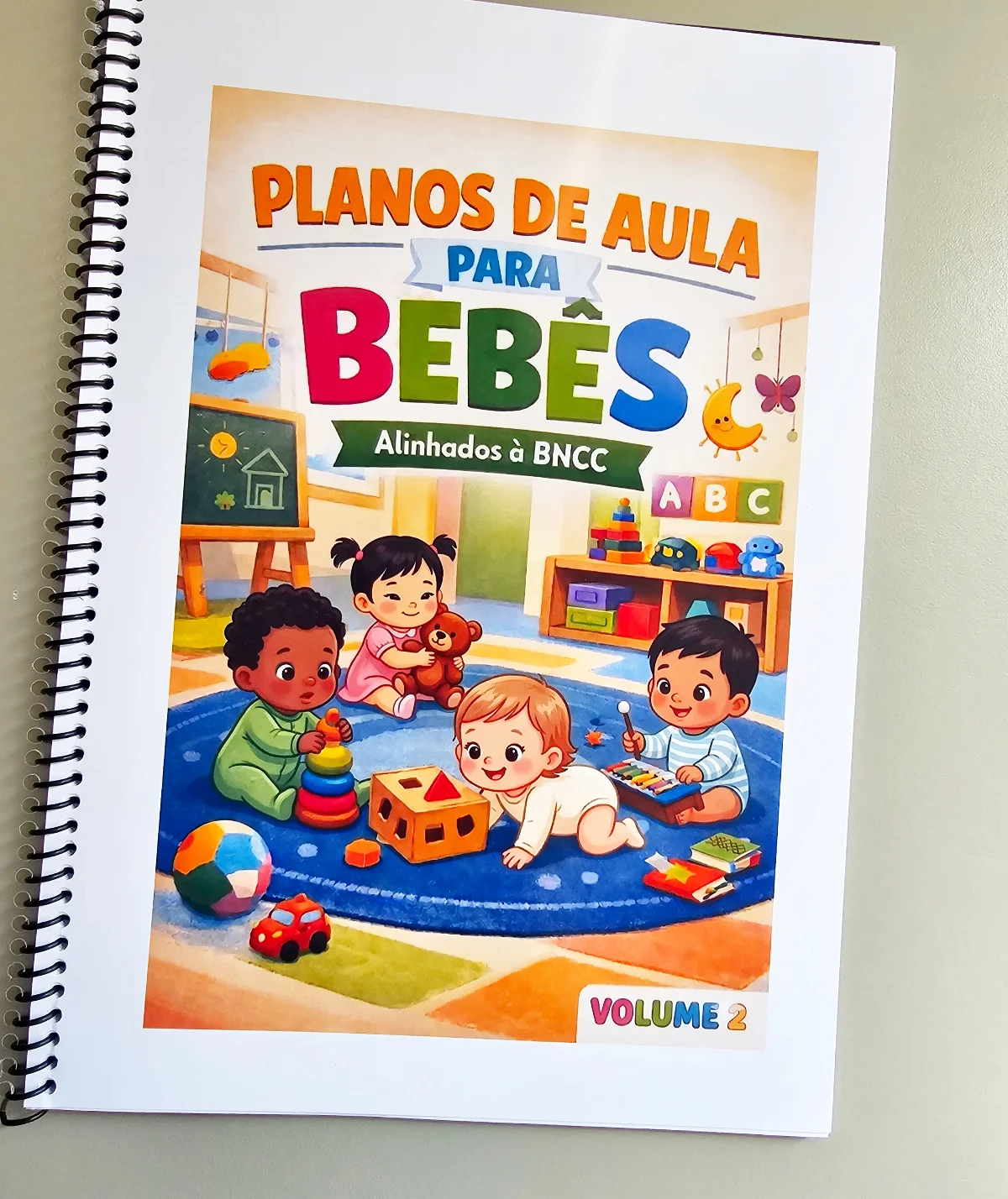 Planos de Aula para Bebês com Códigos da BNCC - vol. 2 — capa do material