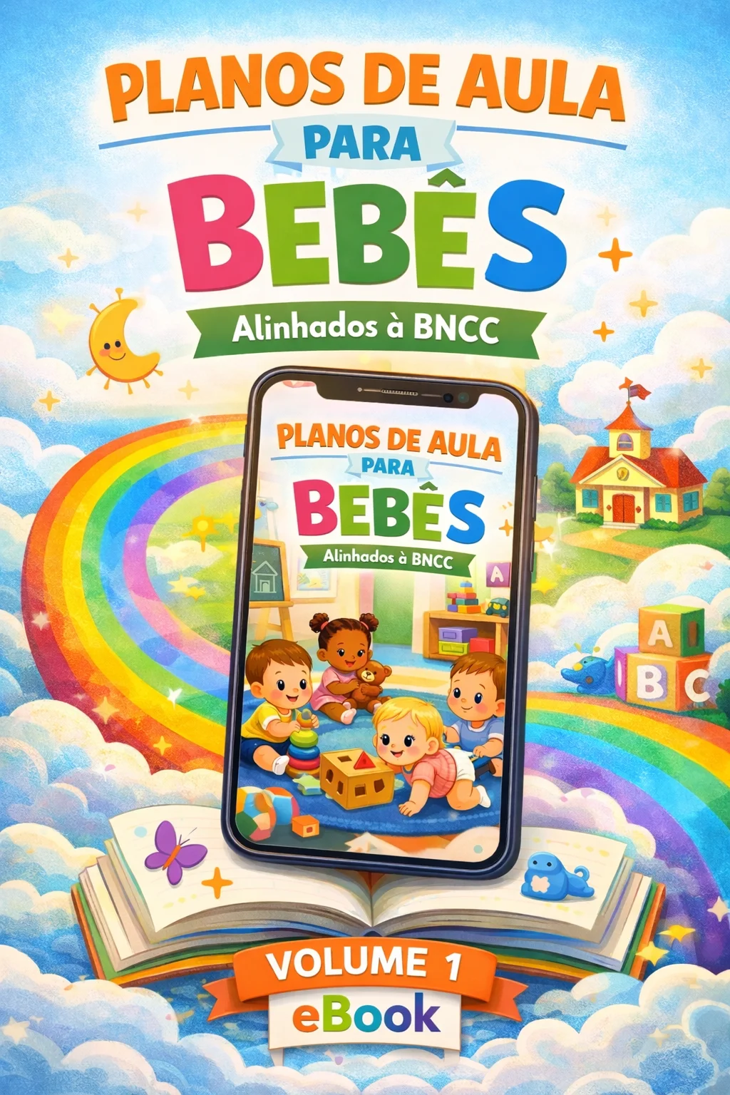Planos de aula para bebês volume 1 — amostra 1: Planos de Aula para Bebês com Códigos da BNCC Desenvolvido especialmente…