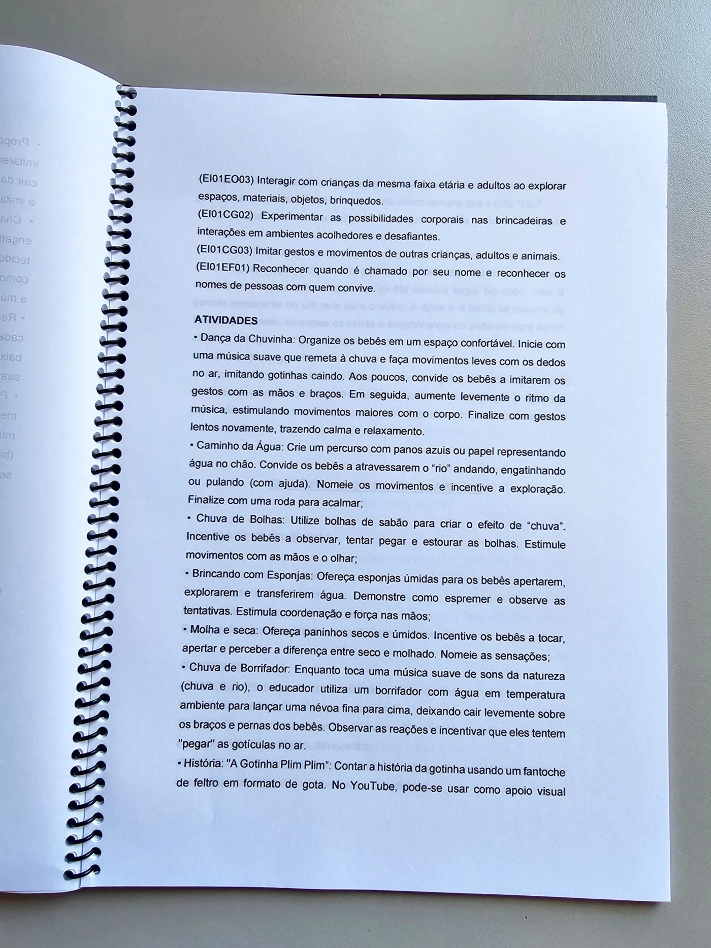 Planos de aula para bebês volume 1 — amostra 3: Planos de Aula para Bebês com Códigos da BNCC Desenvolvido especialmente…