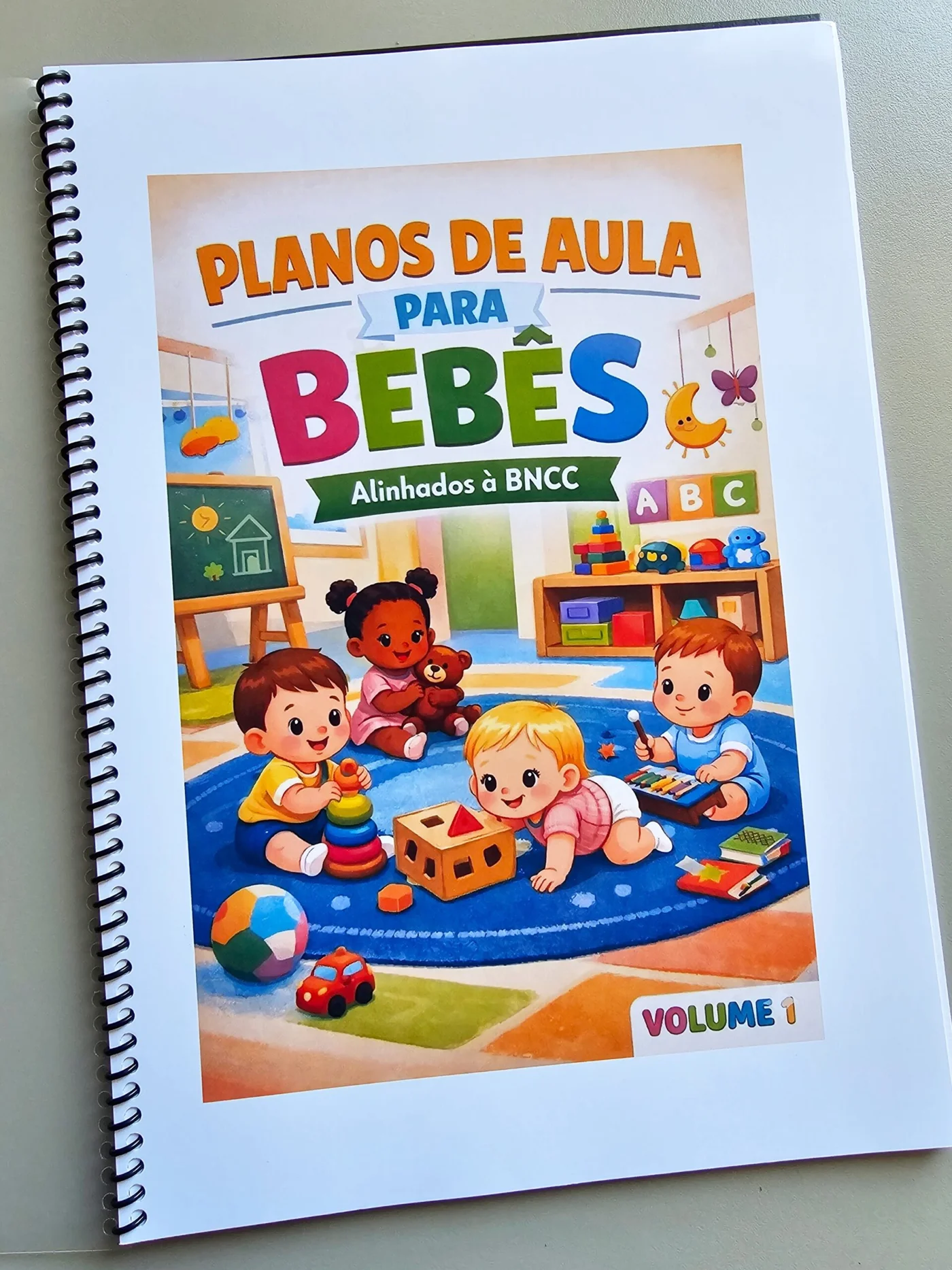 Planos de aula para bebês volume 1 — Planners e organização para Educação Infantil: Planos de Aula para Bebês com Códigos…