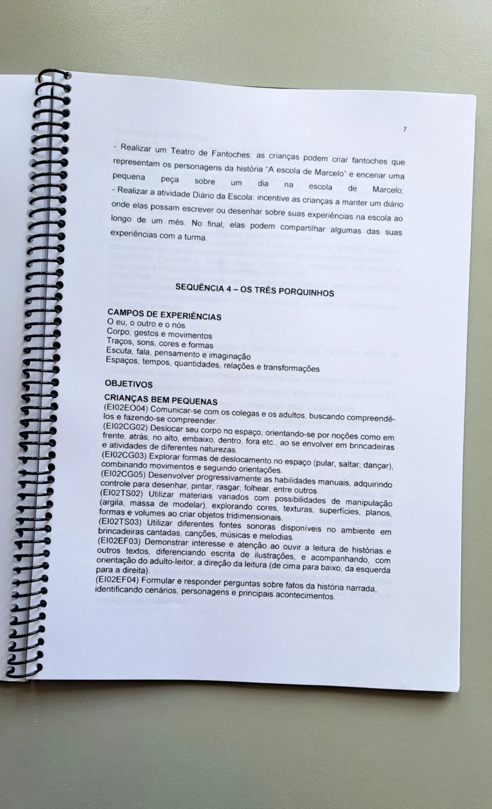 🌈📚 PLANOS DE AULA PARA EDUCAÇÃO INFANTIL – COM CÓDIGOS DA BNCC — amostra 4: Tenha em mãos um material completo para…