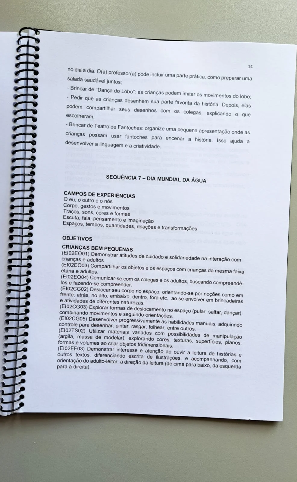 🌈📚 PLANOS DE AULA PARA EDUCAÇÃO INFANTIL – COM CÓDIGOS DA BNCC — amostra 5: Tenha em mãos um material completo para…