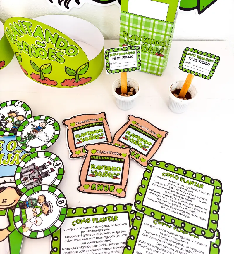 Plantando Feijões | Kit em PDF Educação Infantil — amostra 1: O Kit Plantando Feijões não é só uma atividade… é uma…