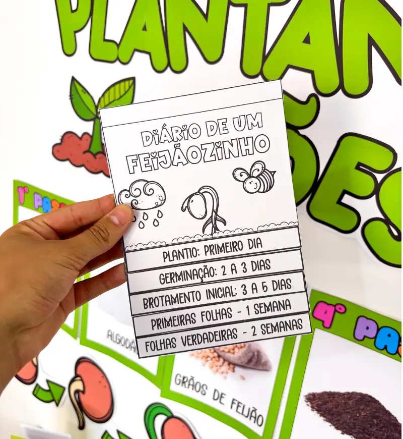 Plantando Feijões | Kit em PDF Educação Infantil — amostra 2: O Kit Plantando Feijões não é só uma atividade… é uma…