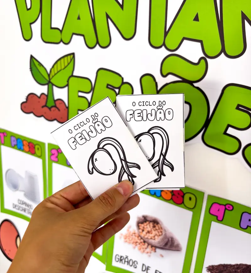 Plantando Feijões | Kit em PDF Educação Infantil — amostra 3: O Kit Plantando Feijões não é só uma atividade… é uma…