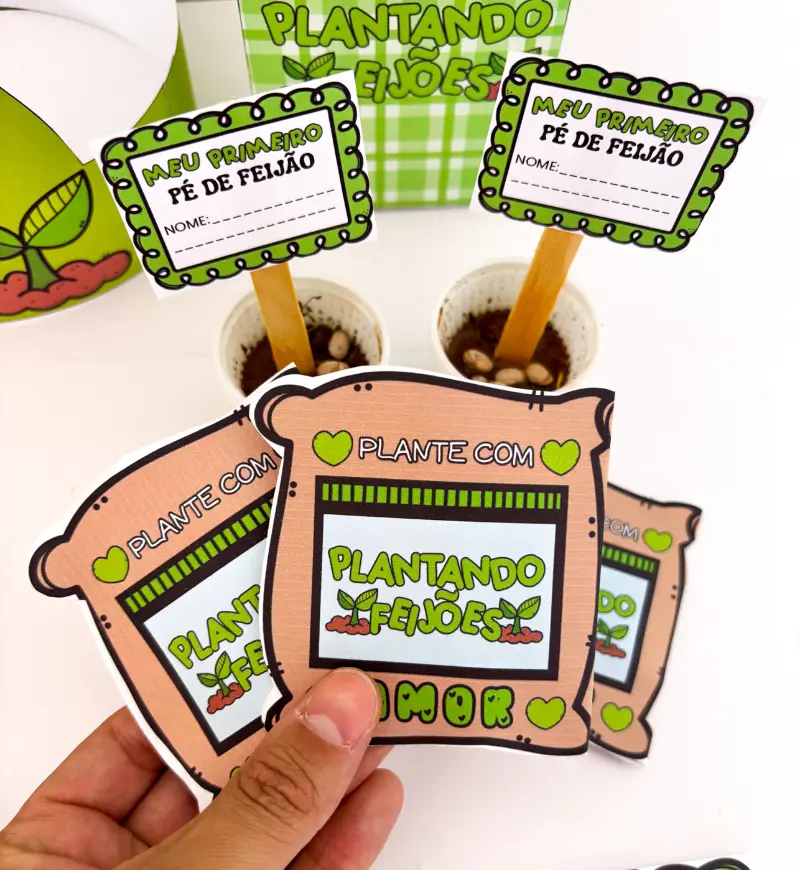 Plantando Feijões | Kit em PDF Educação Infantil — amostra 4: O Kit Plantando Feijões não é só uma atividade… é uma…