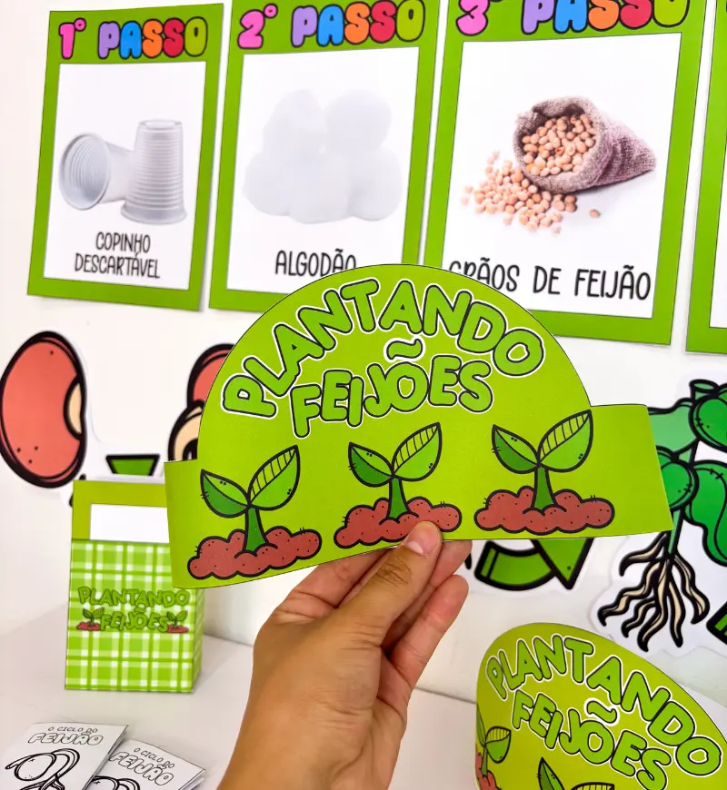 Plantando Feijões | Kit em PDF Educação Infantil — amostra 7: O Kit Plantando Feijões não é só uma atividade… é uma…