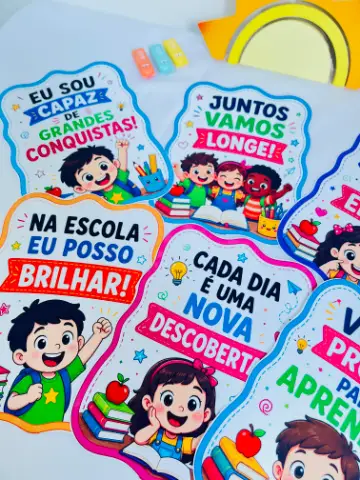 Plaquinhas Volta às Aulas PDF | Fotos e Acolhida — capa do material