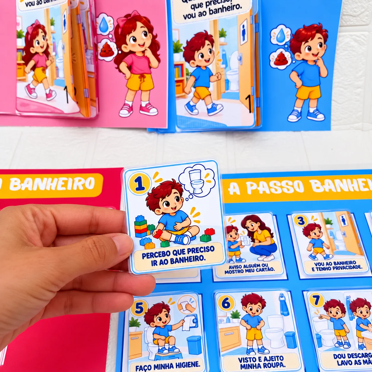 PLR História Social Meu Corpo Me Avisa! + Prancha Passo a Passo do Banheiro — amostra 5: Recurso educativo digital com…