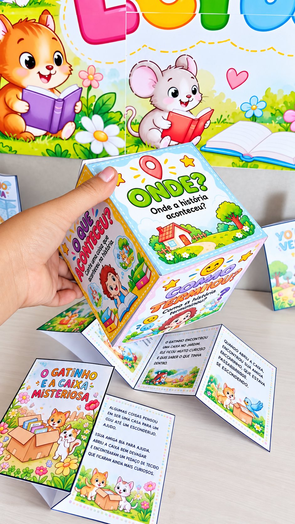 PLR Kit Dia nacional da leitura - Alfabetização Anos Iniciais — amostra 5: Material pedagógico em PDF para trabalhar o Dia…