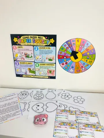 PLR OFICINA PAPER SQUISHY 🎨 - SEMANA DA CRIANÇA — amostra 1: Uma oficina divertida e criativa para fazer sucesso no Dia…