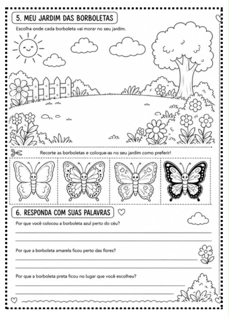Poema As Borboletas: Oficina, Avental Poético e Brindes — amostra 4: Vivencie o poema “As Borboletas” com leitura e criação