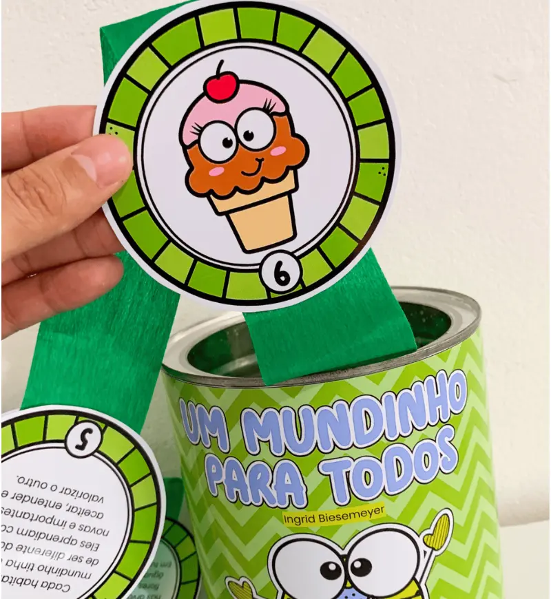 Poema na lata: Um Mundinho para Todos — Inclusão Infantil — amostra 2: O que vem no material