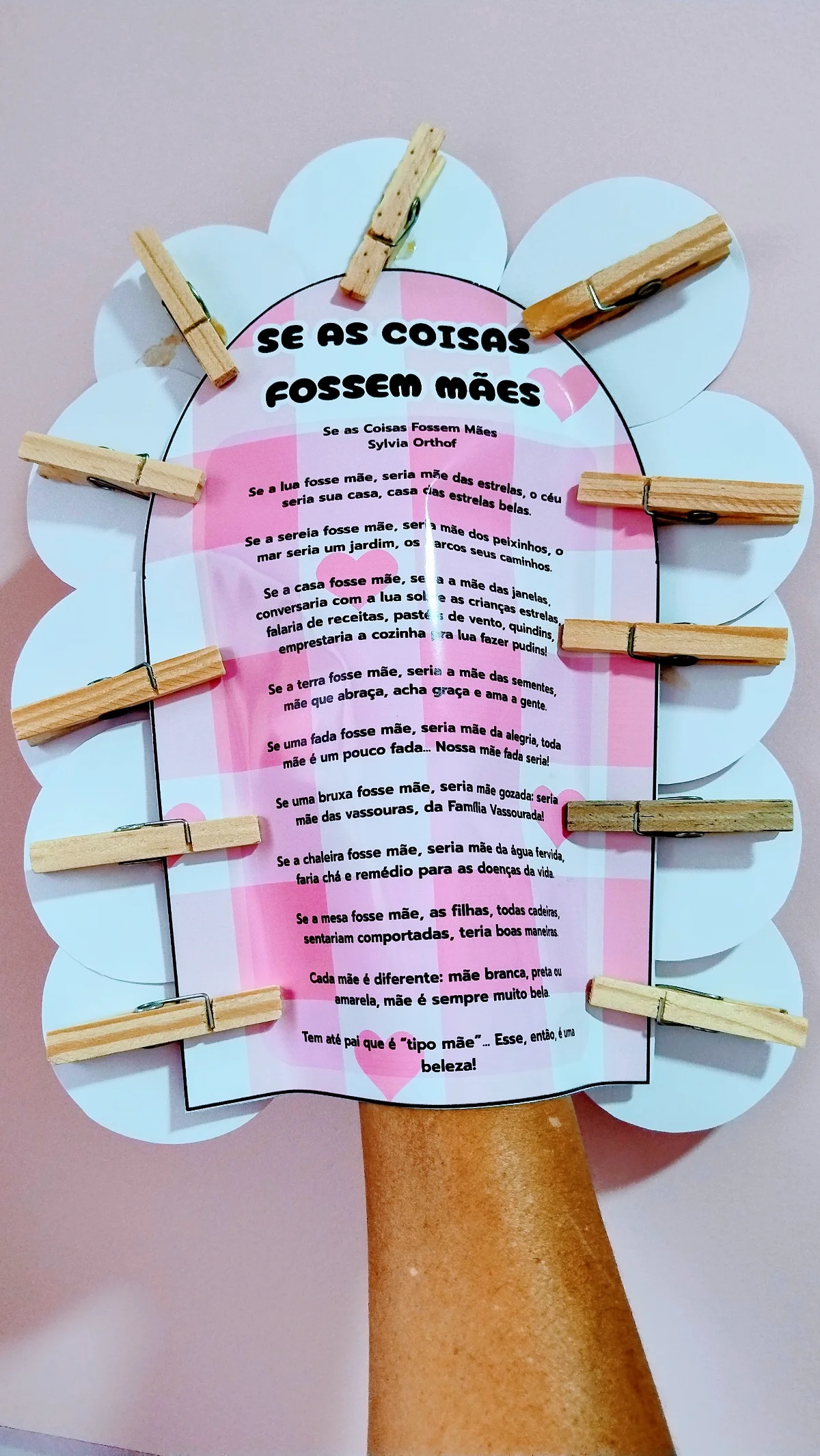 🌷🌸 Poema na Luva "Se as coisas fossem Mães" 🌷🌸 — amostra 2: 🩷 Transforme a poesia em afeto e imaginação
