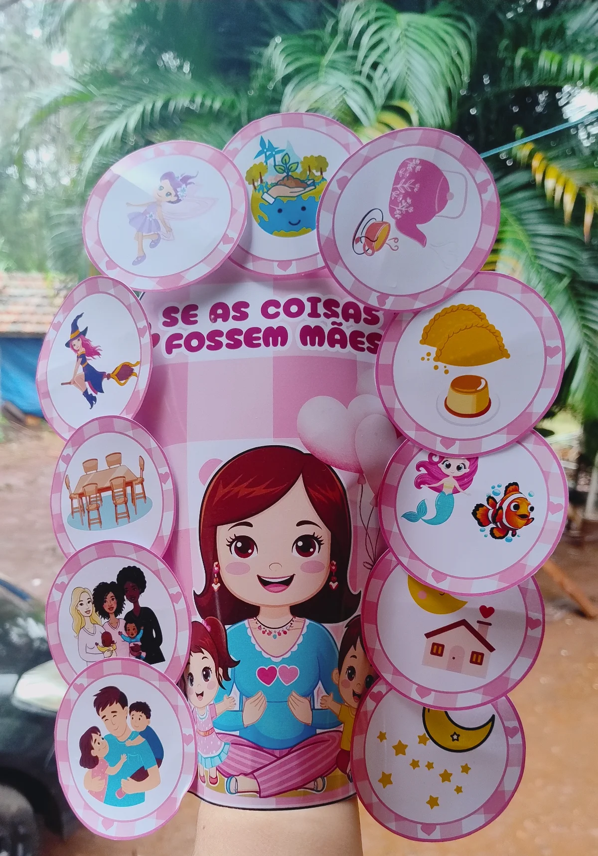 🌷🌸 Poema na Luva "Se as coisas fossem Mães" 🌷🌸 — capa do material