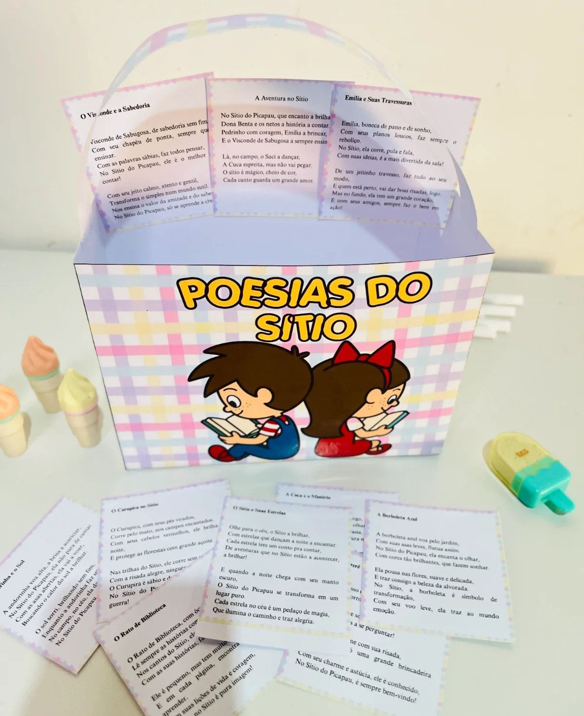 Poesias do Sítio – Atividades para Imprimir — amostra 4: Este material apresenta um conjunto de poesias inspiradas no…