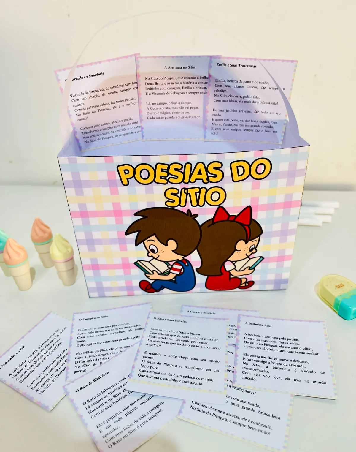 Poesias do Sítio – Atividades para Imprimir — amostra 5: Este material apresenta um conjunto de poesias inspiradas no…