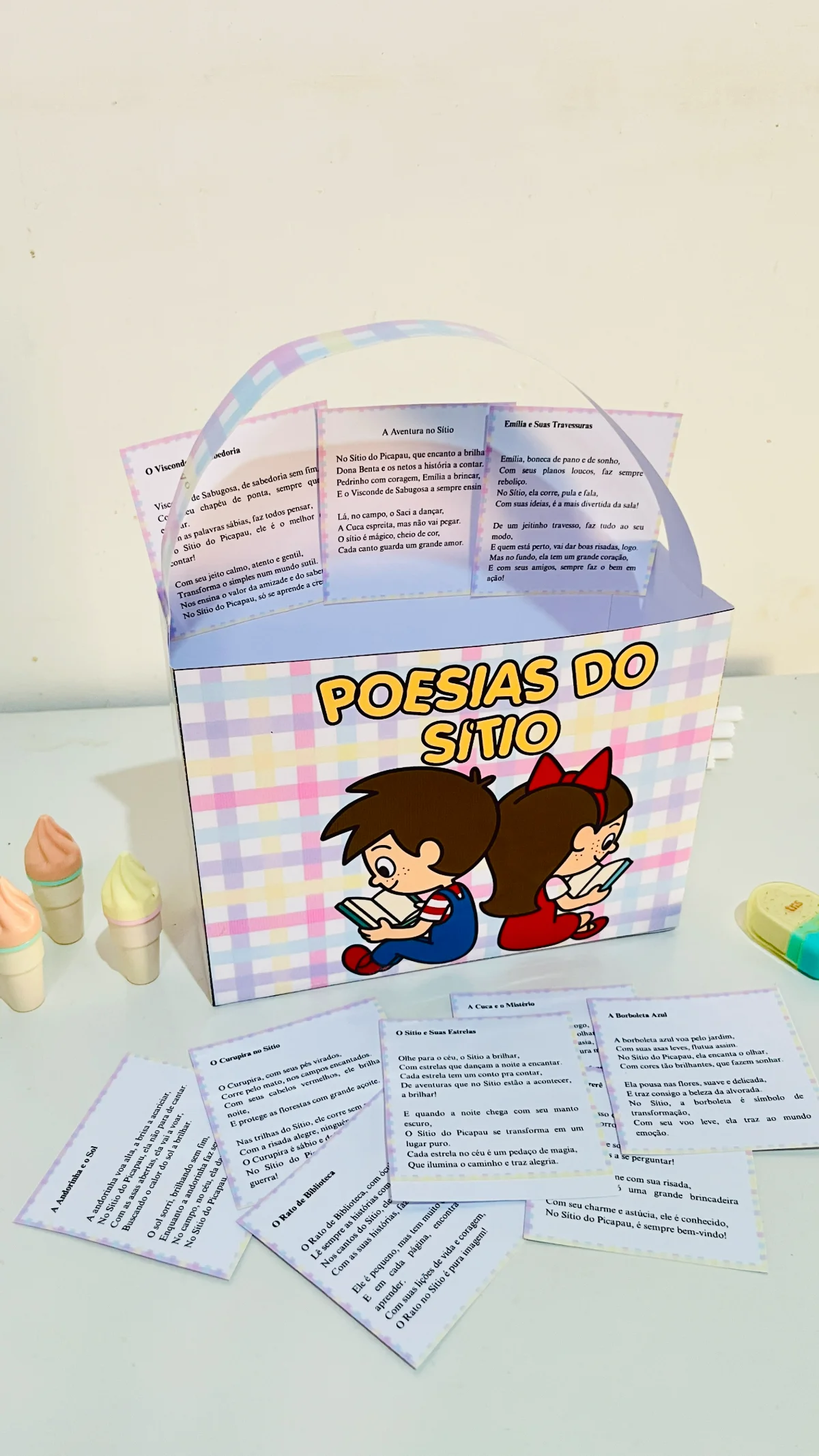 Poesias do Sítio – Atividades para Imprimir — amostra 6: Este material apresenta um conjunto de poesias inspiradas no…