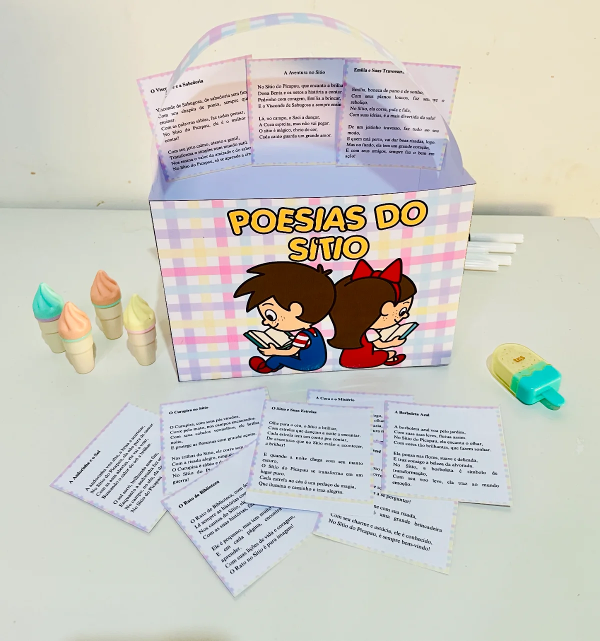Poesias do Sítio do Picapau Amarelo – Material Pedagógico — Alfabetização para Educação Infantil: Este material apresenta…