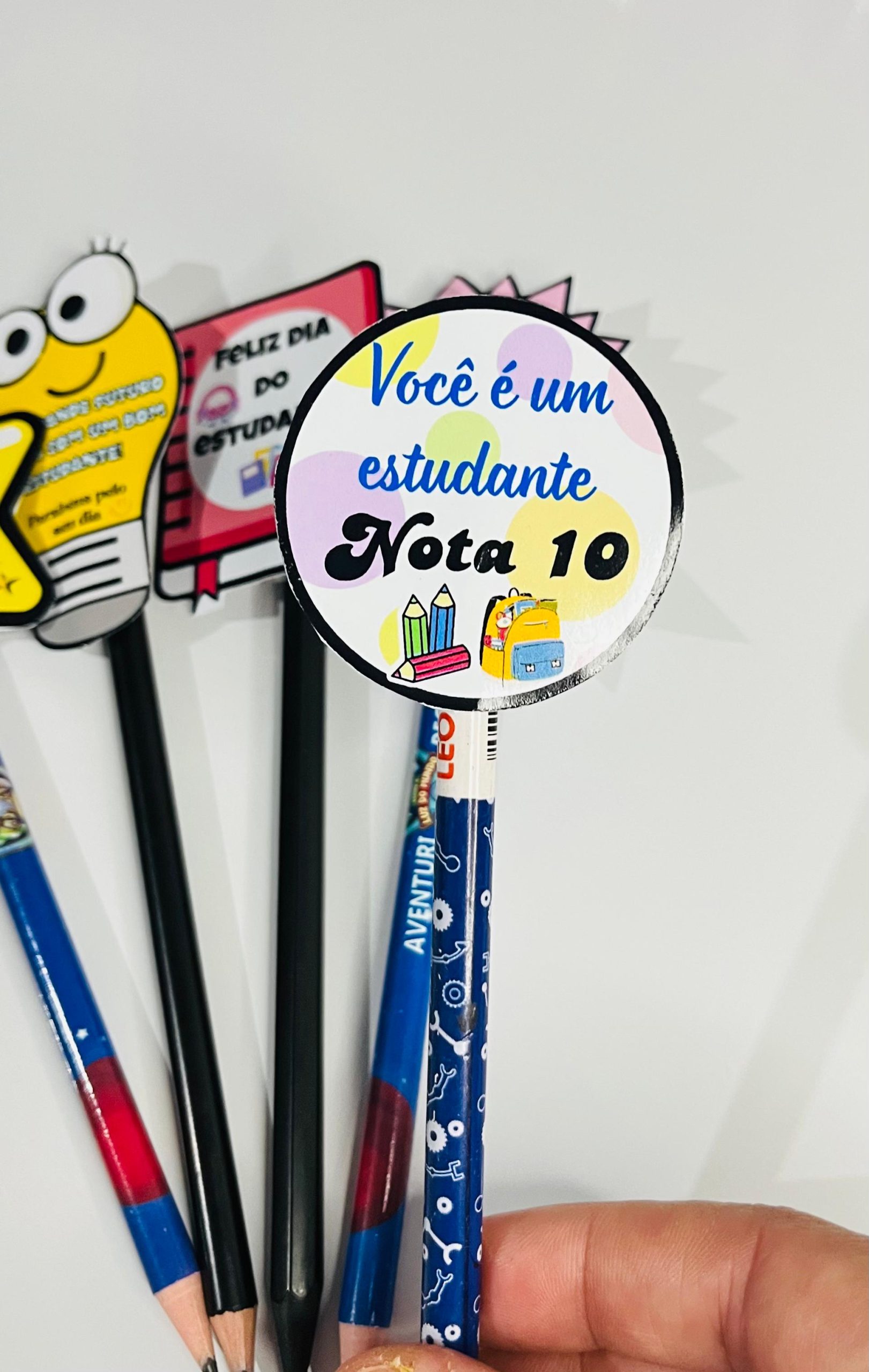 Ponteiras Dia do Estudante – PDF para Imprimir — amostra 2: Formato e entrega