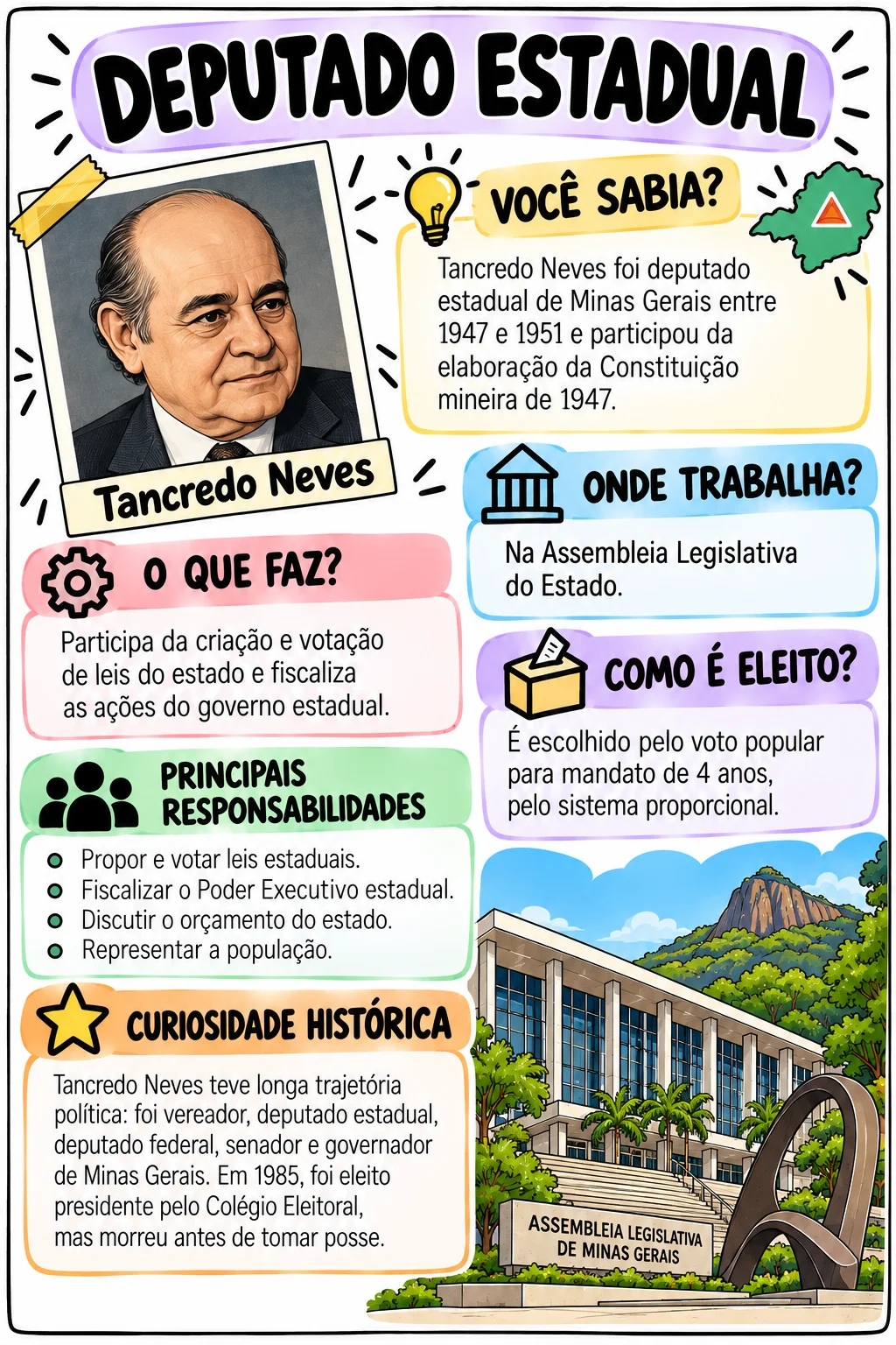 Por Dentro da Política – Cargos, Funções e Representantes do Brasil — amostra 1: Material pedagógico para compreender os…