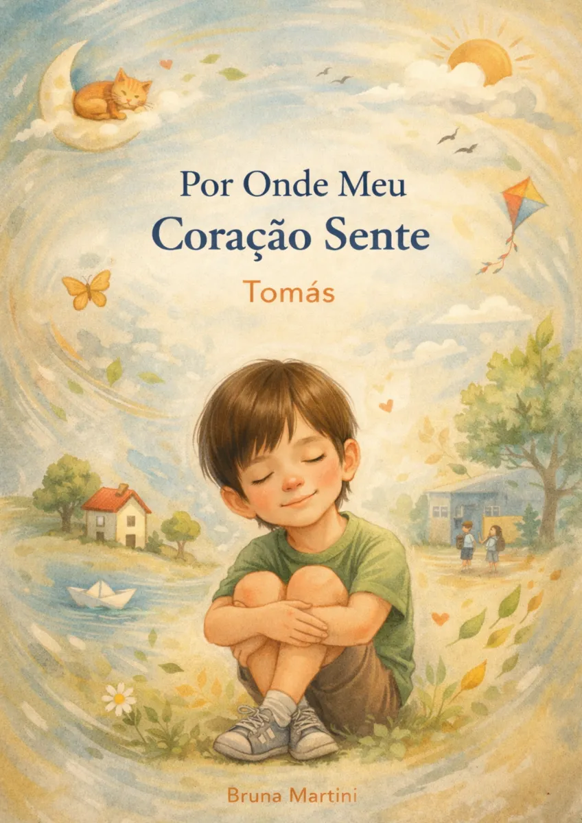 Por onde meu Coração sente - Livro — Outros para Educação Infantil: Uma história infantil sobre Tomás, a sensibilidade, as…