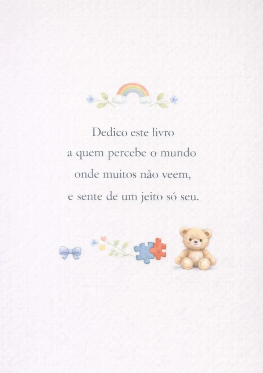 Por onde meu Olhar passa - Livro — amostra 2: Uma história infantil sobre Liz, que percebe o mundo de um jeito único