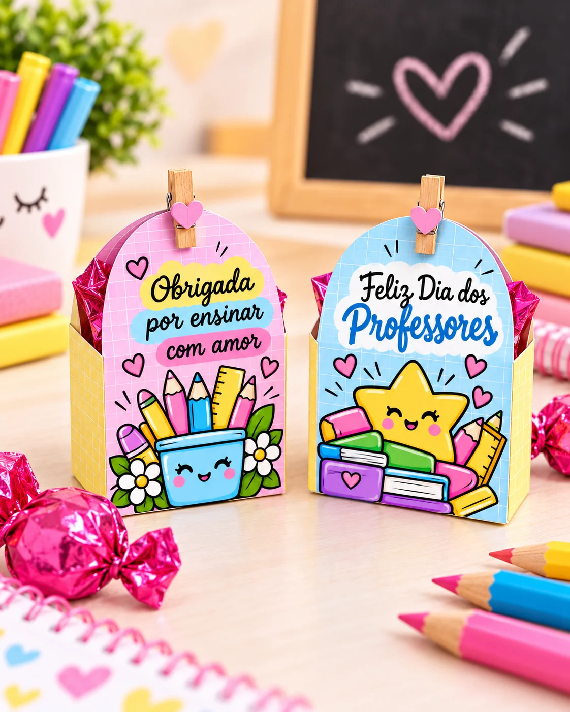 Porta-Bombom Dia dos Professores – Arquivo Digital — capa do material