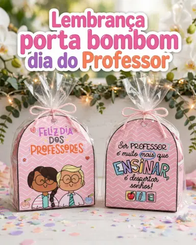 Porta bombom Dia dos Professores - Ensino Fundamental — capa do material