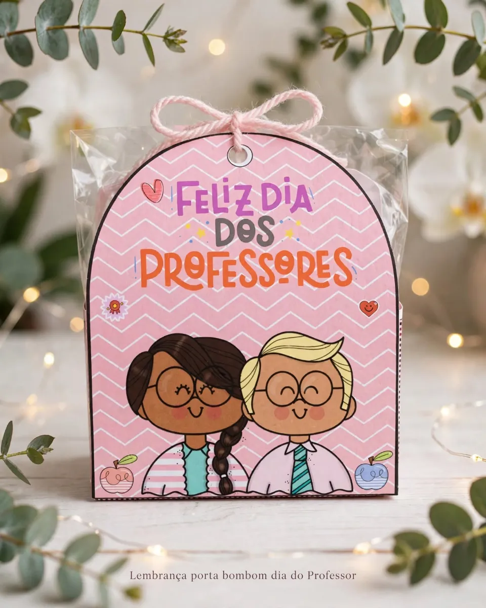 Porta bombom Dia dos Professores - Ensino Fundamental — amostra 1: Um detalhe simples que transforma sua lembrancinha em…