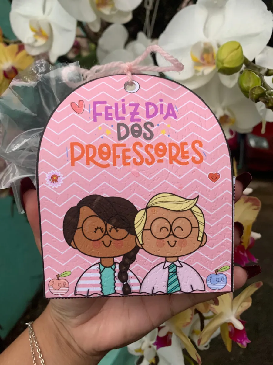 Porta bombom Dia dos Professores - Ensino Fundamental — amostra 3: Um detalhe simples que transforma sua lembrancinha em…