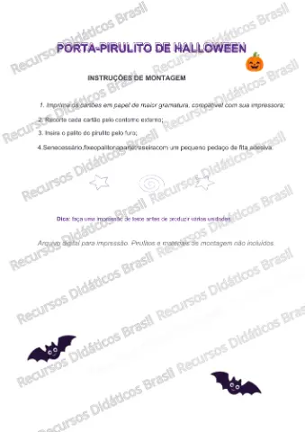 Porta-pirulito de Halloween para imprimir – 4 cartões — amostra 1: O que é o material: Porta-pirulito de Halloween para… Porta-pirulito de Halloween para imprimir – 4 cartões — amostra 1: O que é o material: Porta-pirulito de Halloween para…