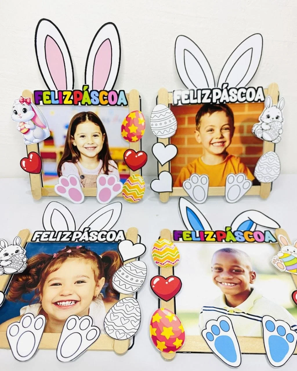 Porta-Retrato Coelho da Páscoa — amostra 1: Uma lembrancinha encantadora para celebrar a Páscoa de forma criativa e cheia…
