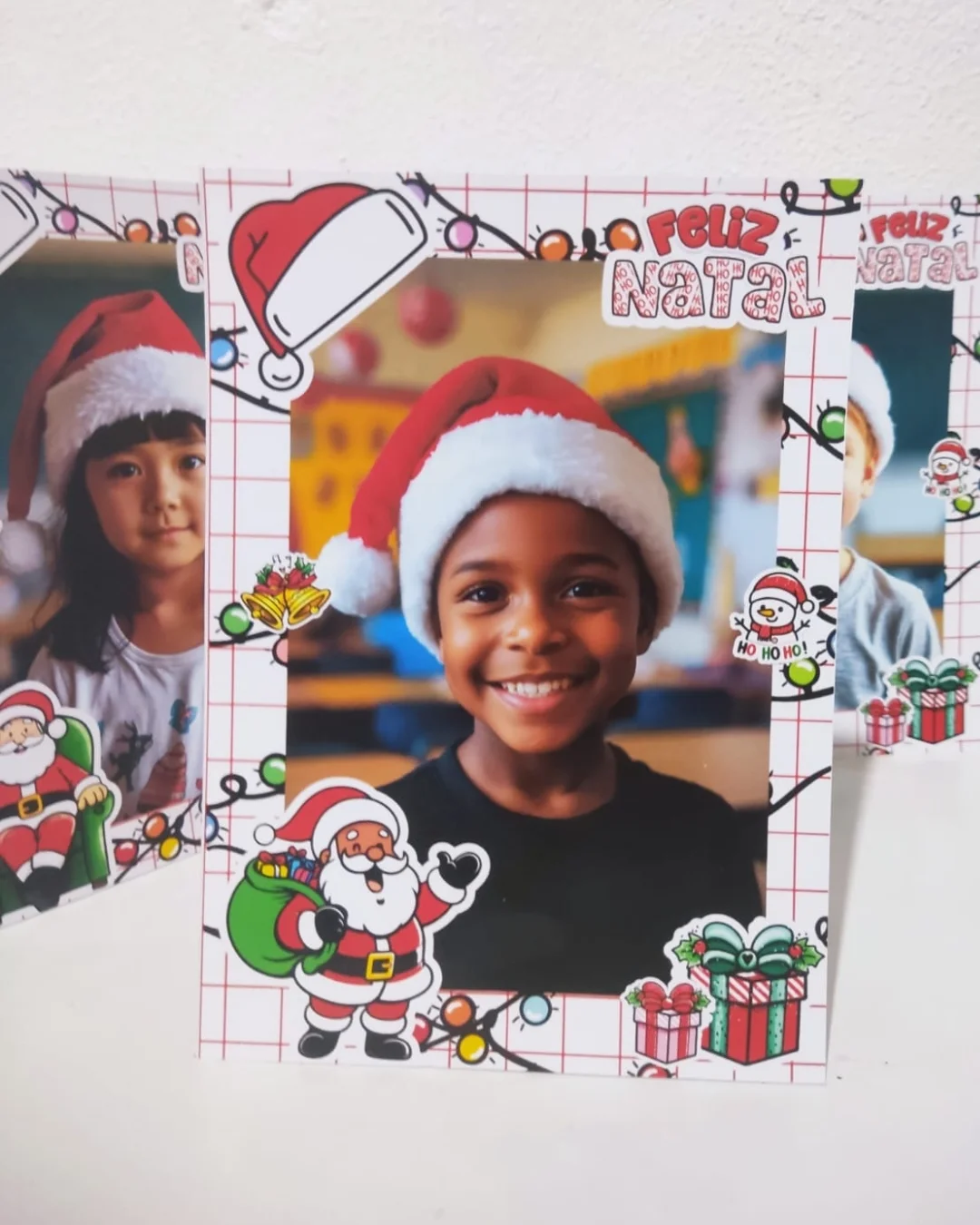 Porta-Retrato de Natal com Foto – Editável no Canva — Alfabetização para Educação Infantil: Porta-retrato de Natal editável…