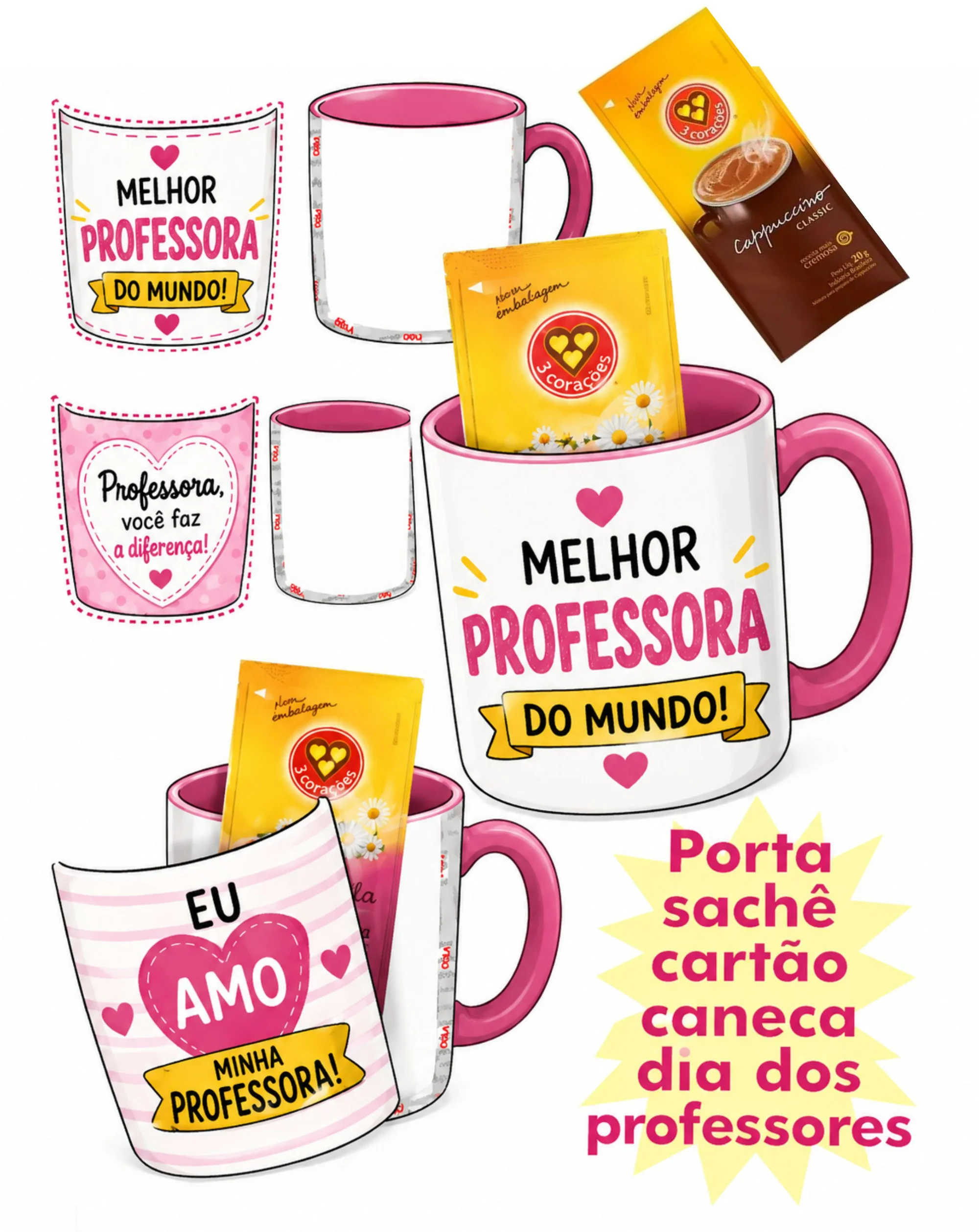 Porta Sachê para o dia dos professores - lembrancinhas — amostra 4: Lembrancinha criativa para o Dia dos Professores