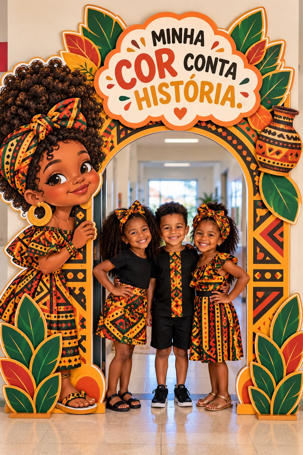 Portal Consciência Negra – Minha Cor Conta História em PDF — Alfabetização para Educação Infantil: Portal Minha Cor Conta…
